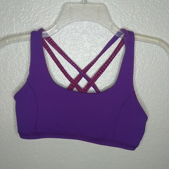 Ivivva by Lululemon reversible sports bra sz 14 - Picture 6 of 6